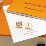 Louis Vuitton Women Color Blossom BB Star Ear Stud Pink Gold and White Mother-of-Pearl