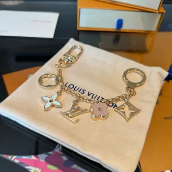 Louis Vuitton Women Fleur de Monogram Bag Charm Chain M01413