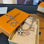 Louis Vuitton Women Fleur de Monogram Bag Charm Chain M01413