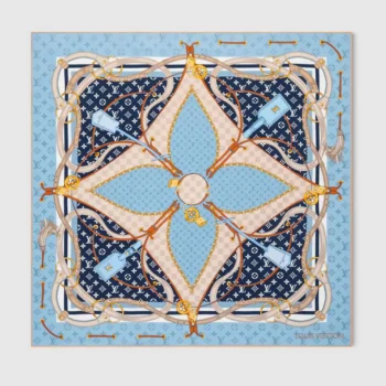 Louis Vuitton Women Flower And Straps Square 90 M96123