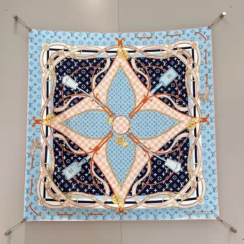 Louis Vuitton Women Flower And Straps Square 90 M96123