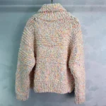 Chanel Women Chunky Knit Crochet Sweater