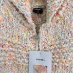 Chanel Women Chunky Knit Crochet Sweater