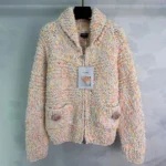 Chanel Women Chunky Knit Crochet Sweater