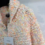 Chanel Women Chunky Knit Crochet Sweater