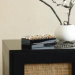 Chanel Women Evening Bag Plexi Strass Imitation Pearls & Gold-Tone Metal