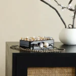 Chanel Women Evening Bag Plexi Strass Imitation Pearls & Gold-Tone Metal