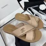 Chanel Women Mules Calfskin-Light Beige G46976