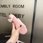 Chanel Women Mules Patent Calfskin-Light Pink G46904