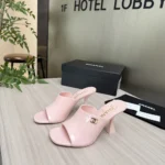 Chanel Women Mules Patent Calfskin-Light Pink G46904