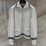 Chanel Women Pullover Cashmere Alpaca-White P79704K11593