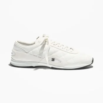 Chanel Women Sneakers Calfskin & Suede Calfskin-White G47014