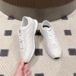 Chanel Women Sneakers Calfskin & Suede Calfskin-White G47014