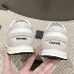 Chanel Women Sneakers Calfskin & Suede Calfskin-White G47014