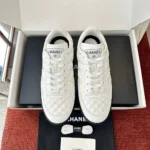 Chanel Women Sneakers Calfskin-White G45839