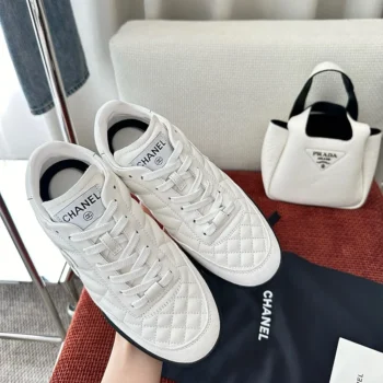 Chanel Women Sneakers Calfskin-White G45839