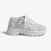 Chanel Women Sneakers Mesh & Mixed Fibers-Light Gray G46509