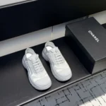 Chanel Women Sneakers Mesh & Mixed Fibers-Light Gray G46509