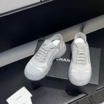 Chanel Women Sneakers Mesh & Mixed Fibers-Light Gray G46509