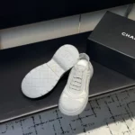 Chanel Women Sneakers Mesh & Mixed Fibers-Light Gray G46509