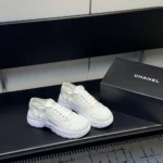 Chanel Women Sneakers Mesh & Mixed Fibers-White G46509