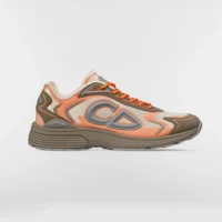 Dior Unisex B30 Countdown Tech Sneaker Beige Semi-Transparent N3O Nylon 3SN342ABF