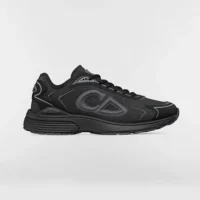 Dior Unisex B30 Countdown Tech Sneaker Black Semi-Transparent N3O Nylon 3SN342ABF