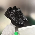 Dior Unisex B30 Countdown Tech Sneaker Black Semi-Transparent N3O Nylon 3SN342ABF