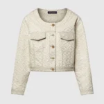 Dior Women 3D Monogram Denim Jacket 1AJGPF
