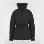 Dior Women DiorAlps Belted Puffer Jacket Black Padded Technical Taffeta 547C70A2304