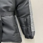 Dior Women DiorAlps Belted Puffer Jacket Black Padded Technical Taffeta 547C70A2304