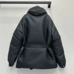 Dior Women DiorAlps Belted Puffer Jacket Black Padded Technical Taffeta 547C70A2304