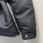 Dior Women DiorAlps Belted Puffer Jacket Black Padded Technical Taffeta 547C70A2304