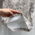 Dior Women Flared Jeans Beige Dior Barocco Cotton-Linen Denim 612P24A3191