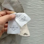 Dior Women Flared Jeans Beige Dior Barocco Cotton-Linen Denim 612P24A3191