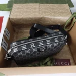 Gucci Men GG Small Crossbody Bag-Black 839155FAFUB