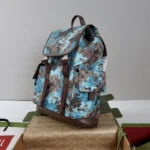 Gucci Unisex GG Large Backpack-Blue ‎839110FAFHG9762 - Imagen 4