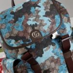 Gucci Unisex GG Large Backpack-Blue ‎839110FAFHG9762 - Imagen 11