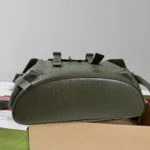 Gucci Unisex GG Monogram Large Backpack-Dark Green 792080FAFAJ