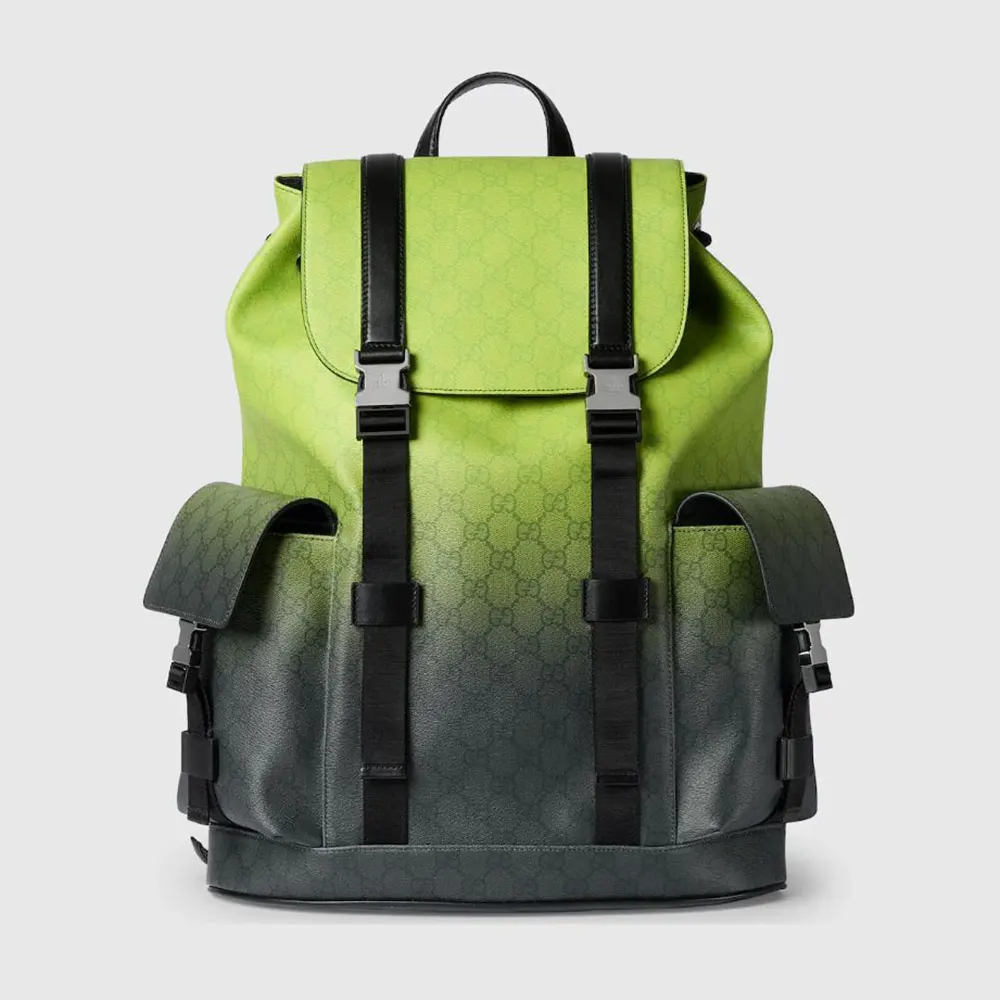 Gucci Unisex Gucci Chroma Large Backpack-Green 792080FAERS (1) Gucci Unisex Gucci Chroma Large Backpack-Green 792080FAERS