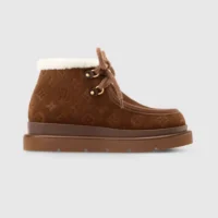 Louis Vuitton LV Women Cortina Low Boot-Brown 1AIUGD