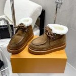 Louis Vuitton LV Women Cortina Low Boot-Brown 1AIUGD