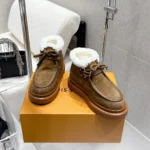 Louis Vuitton LV Women Cortina Low Boot-Brown 1AIUGD