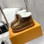 Louis Vuitton LV Women Cortina Low Boot-Brown 1AIUGD