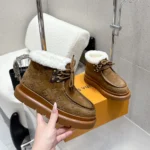 Louis Vuitton LV Women Cortina Low Boot-Brown 1AIUGD