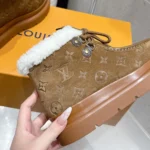 Louis Vuitton LV Women Cortina Low Boot-Brown 1AIUGD