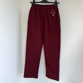 Gucci Women Cotton Jersey Leisure Pants With Embroidery 814179