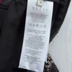 Gucci Women Embroidered Wool Tweed Lamé Shorts-Black 853382ZARWY