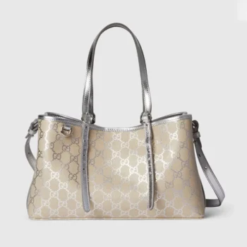 Gucci Women GG Emblem Medium Tote Bag ‎815214FAFEL