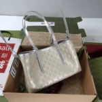 Gucci Women GG Emblem Medium Tote Bag ‎815214FAFEL